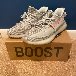 Size 10- Yeezy 350 Blue Tint
